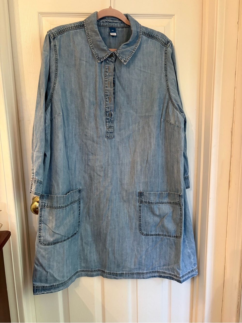 Old Navy Light Blue Denim Tunic Dress